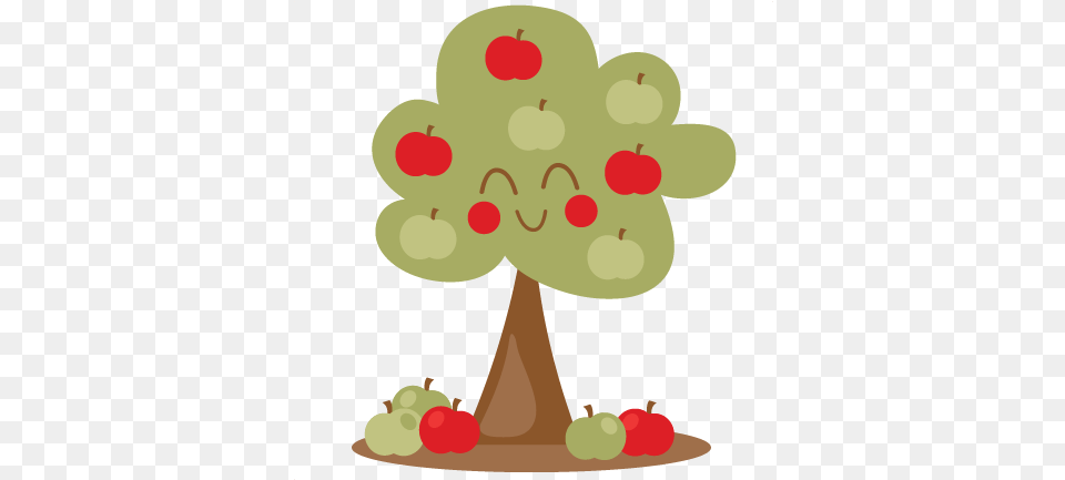 Sketch Svg Fruit Tree Picture Cute Apple Tree Clipart, Produce, Plant, Food, Grapes Free Png Download