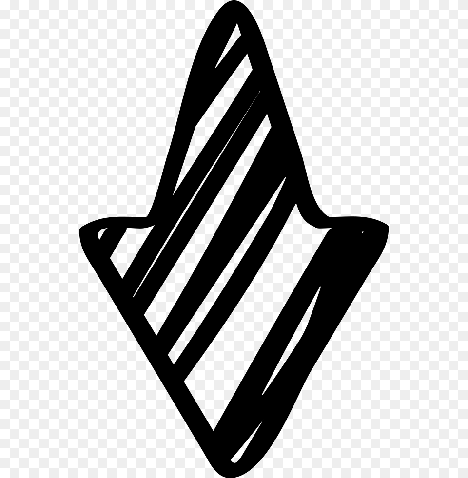 Sketched Arrow Pointing Down, Clothing, Hat, Cowboy Hat, Smoke Pipe Png