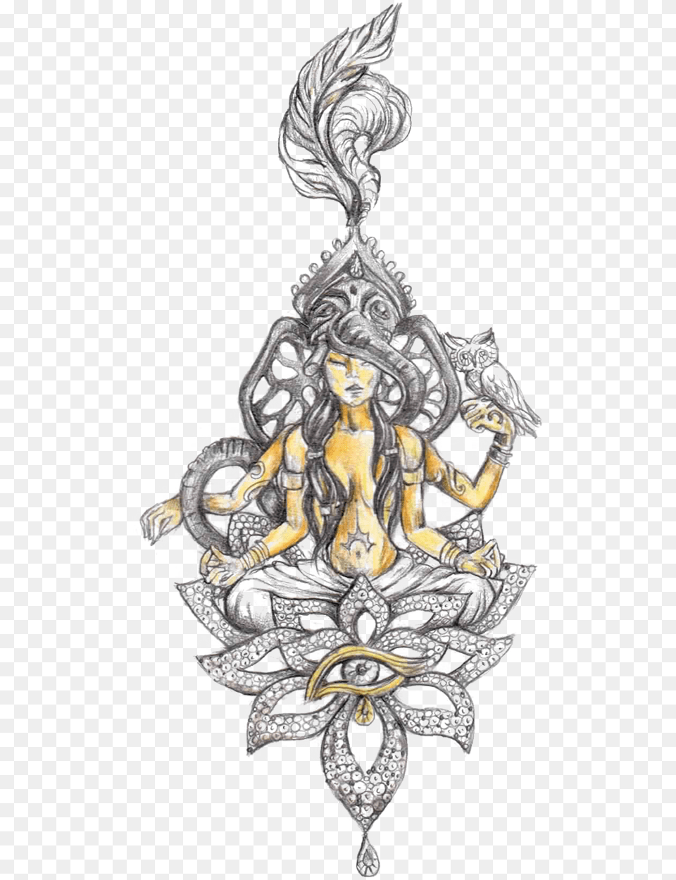 Sketched Pendant Inspired From Indian Cultureclass 3d Jewellery Sketch Design, Accessories, Wedding, Person, Female Png