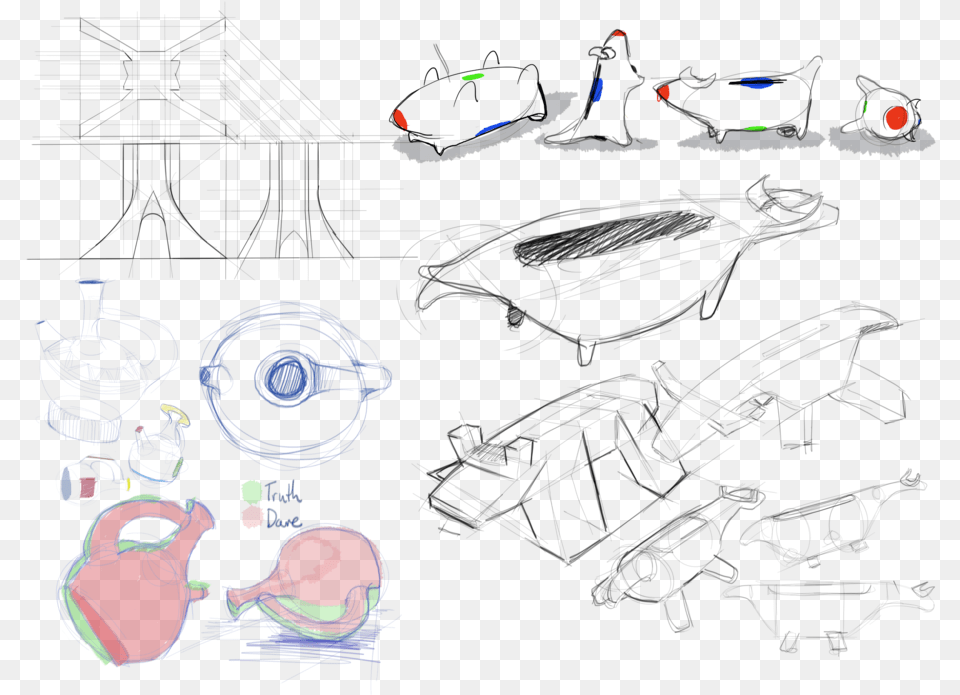 Sketches, Art, Graphics Png