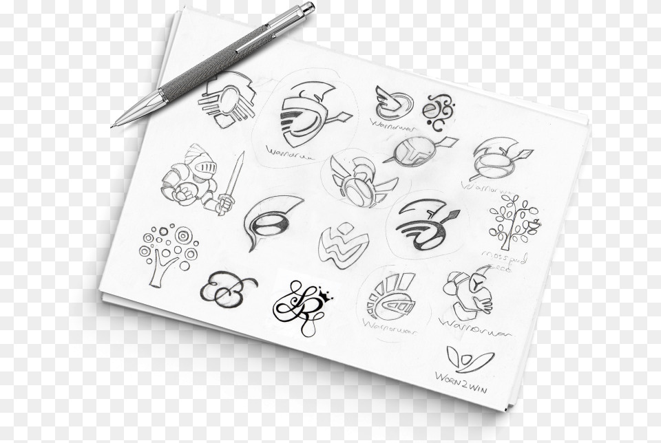 Sketches Logo Design Design, Art, Doodle, Drawing, Pen Png Image