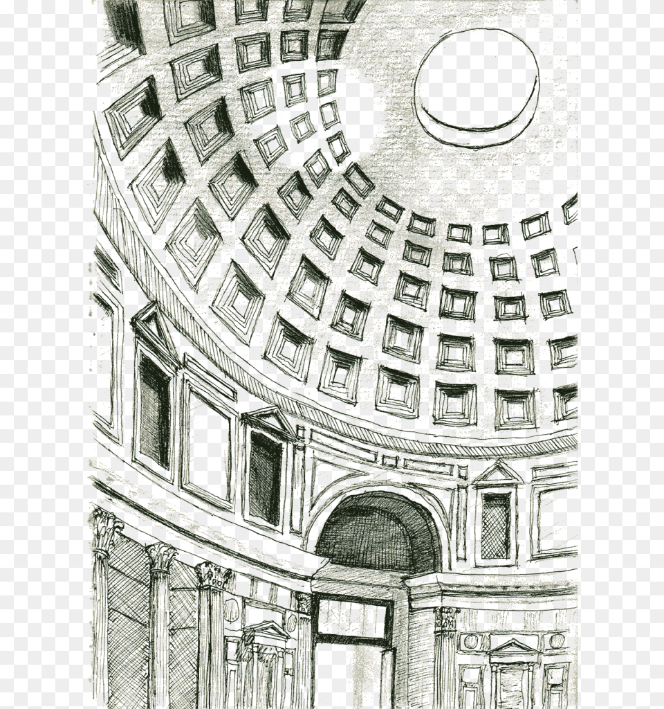 Sketches Of Italy Dome, Apse, Architecture, Building, Church Free Png