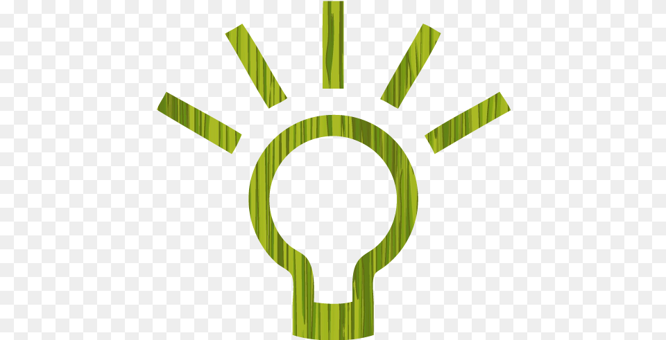 Sketchy Green Lightbulb 2 Icon Grey Lightbulb Icon, Light, Cross, Symbol, Cutlery Png Image