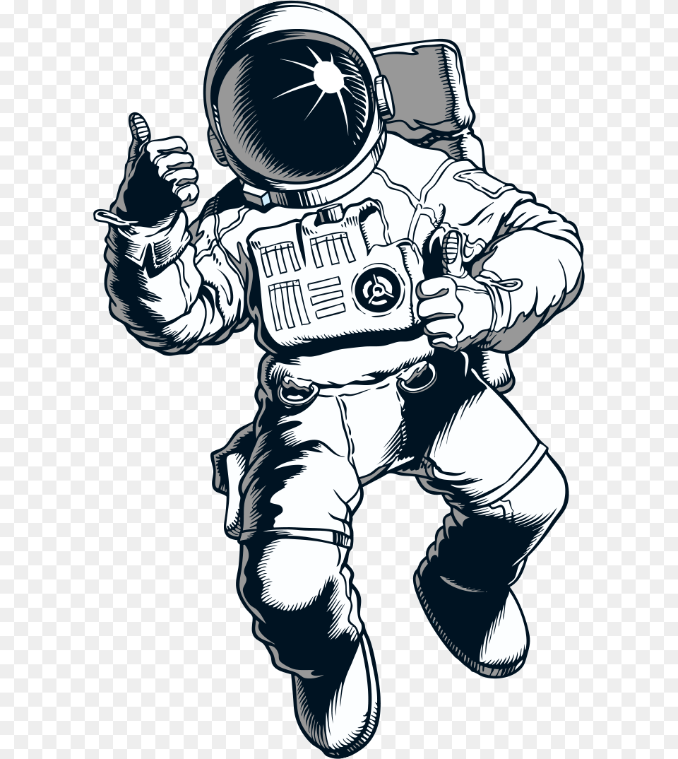 Sketsa Astronot, Adult, Male, Man, Person Free Transparent Png