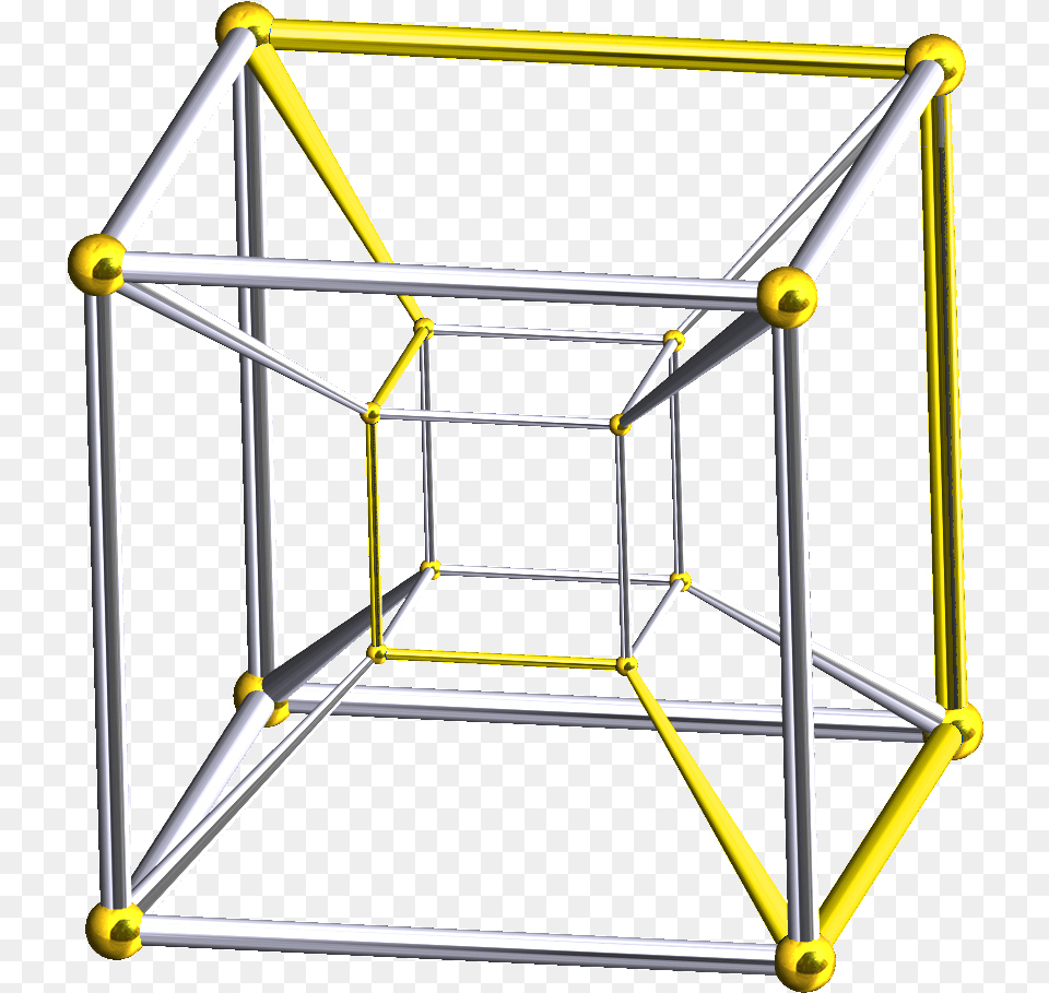 Skew Octagon In Tesseract Fourth Dimensional Cube, Construction, Scaffolding Free Transparent Png