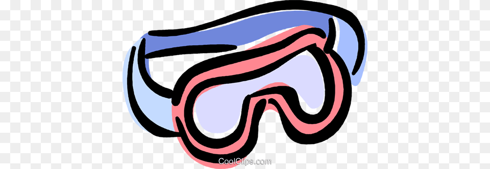Ski Goggles Royalty Vector Clip Art Illustration, Accessories, Smoke Pipe Png