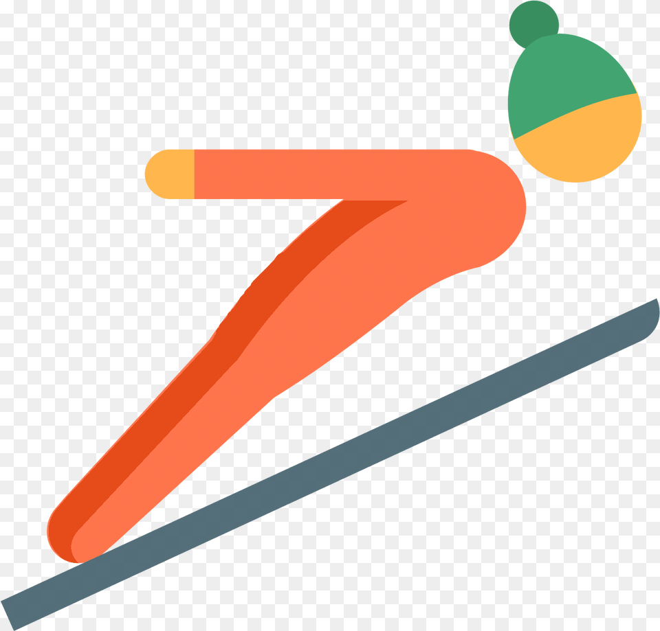 Ski Jumping Icon, Carrot, Food, Plant, Produce Free Transparent Png