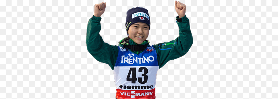 Ski Jumping World Cup Winner Amp World Champion Knit Cap, Finger, Body Part, Person, Hat Free Png