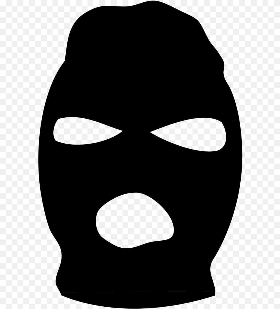 Ski Mask Clipart Ski Mask, Gray Free Png Download