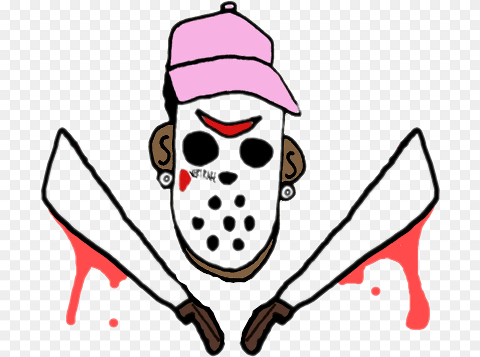 Ski Mask The Slump God Outline Clipart Ski Mask The Slump God Cartoon, Clothing, Footwear, People, Person Free Png Download