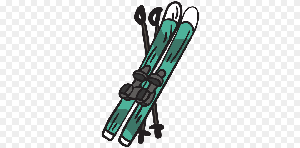 Ski Pole Equipment Snow Illustration Ski, Cutlery, Clothing, Glove, Weapon Png Image