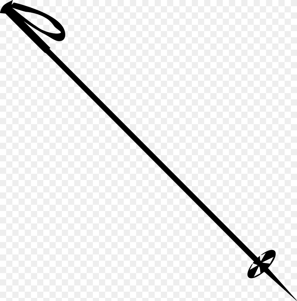 Ski Pole Silhouette, Sword, Weapon, Bow Free Transparent Png