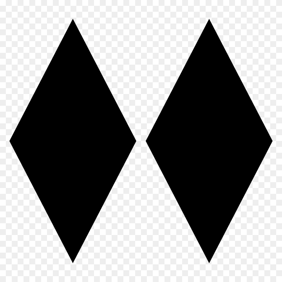 Ski Trail Rating Symbol Double Black Diamond Clipart, Triangle Free Png Download