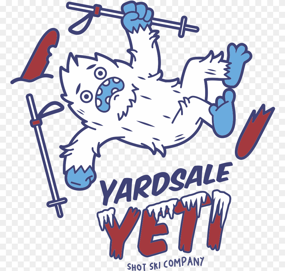 Ski Yard Sale Cartoon Yardsale Yeti, Baby, Person Png Image