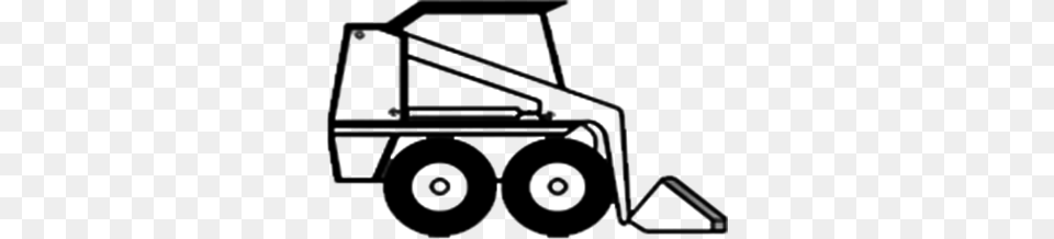 Skid Loader Cliparts, Gray Png