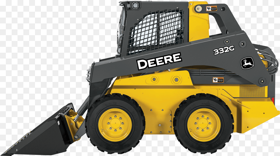 Skid Steer Loader John Deere, Machine, Bulldozer, Wheel Free Png Download