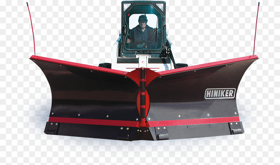 Skid Steer V Boat, Machine, Vehicle, Bulldozer, Transportation Free Png
