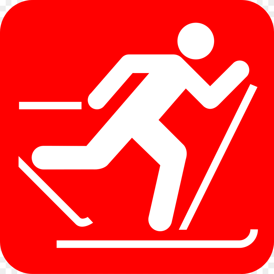Skier Clipart, Sign, Symbol, First Aid, Road Sign Free Png