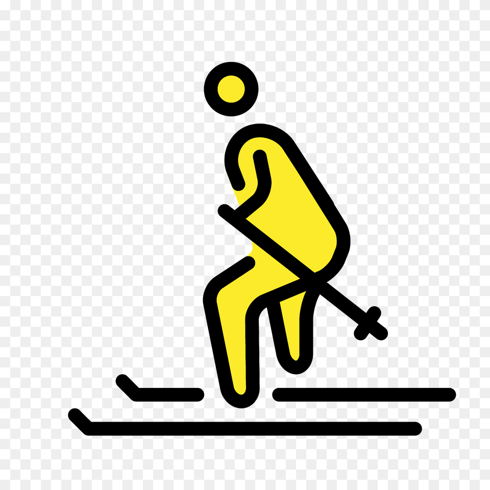 Skier Emoji Clipart, Cleaning, People, Person, Worker Free Png