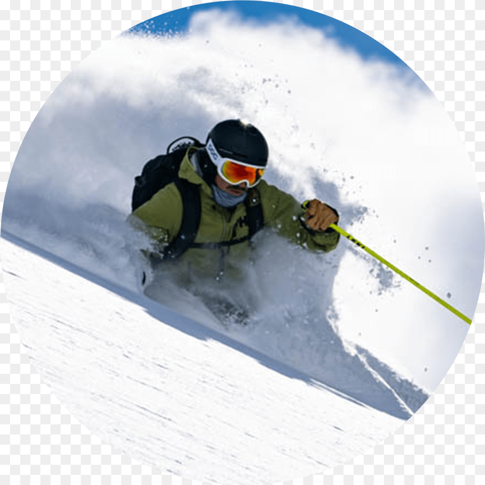 Skier In Deep Powder Ski Jumping, Nature, Outdoors, Person, Snow Free Png Download