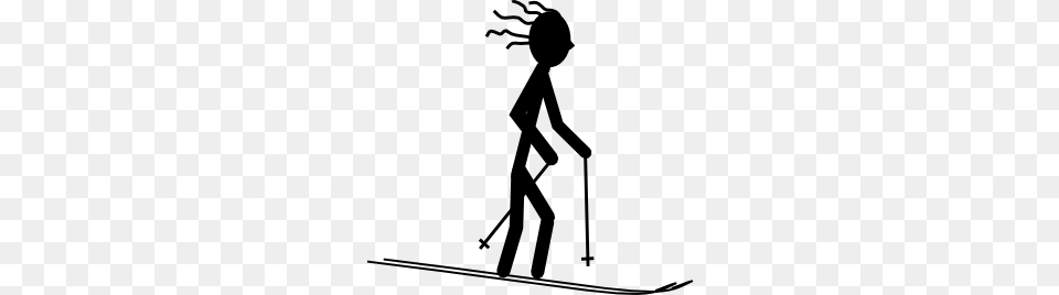 Skier Silhouette Clip Art, Person, Walking, Nature, Outdoors Png