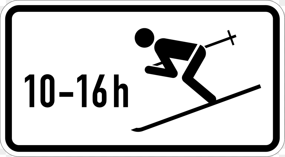 Skiers Crossing Road, Sign, Symbol, Outdoors, Nature Png Image