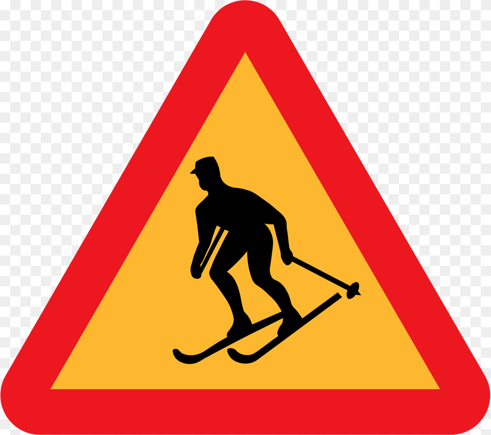 Skiier Sign Clipart, Symbol, Adult, Male, Man Png Image