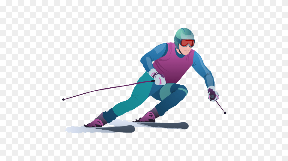 Skiing, Nature, Outdoors, Person, Snow Png Image