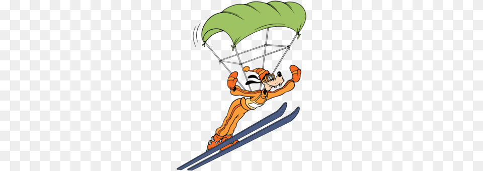 Skiing Clipart, Outdoors, Parachute, Nature, Snow Free Transparent Png