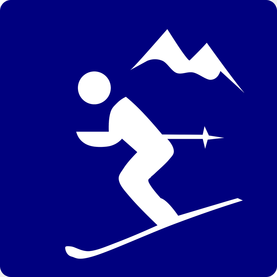 Skiing Clipart, Symbol, Sign, Animal, Fish Free Png Download