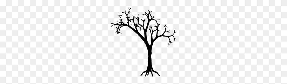 Skillful Design Dead Tree Outline Silhouette Clip Art, Plant, Potted Plant, Drawing Png