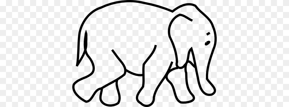 Skillful Elephant Clip Art Black And White Clipart, Animal, Mammal, Wildlife Png