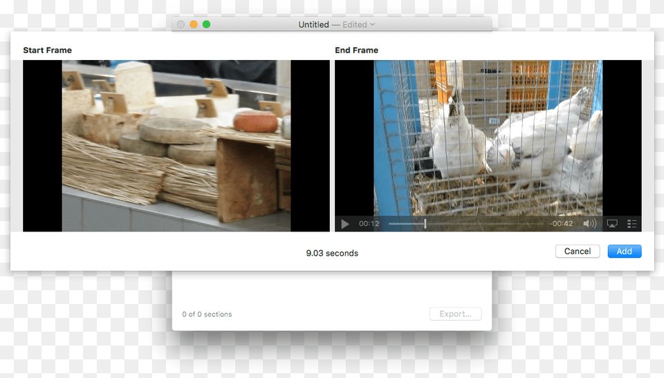 Skim To The Start And End Frame Of Movie To Split Film, Animal, Bird, Chicken, Fowl Free Transparent Png