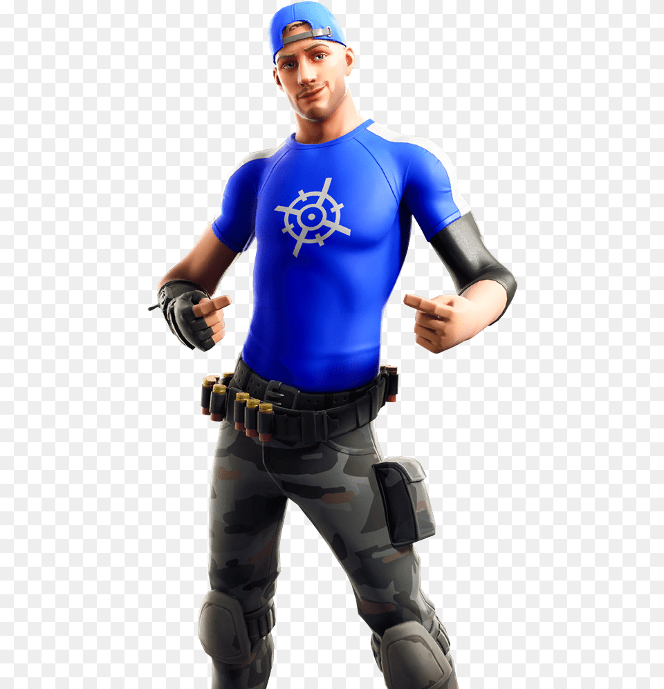 Skin Banner Trooper Fortnite Branded Brawler Skin, Person, People, Clothing, Glove Png