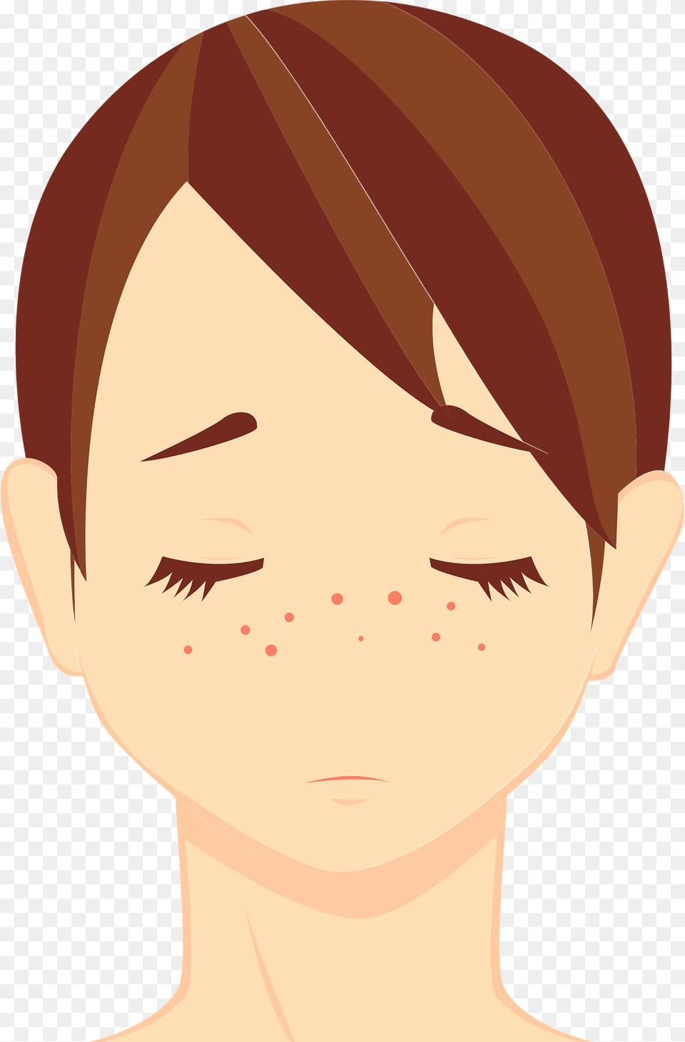 Skin Care For Freckles Clipart, Face, Head, Person, Adult Free Png