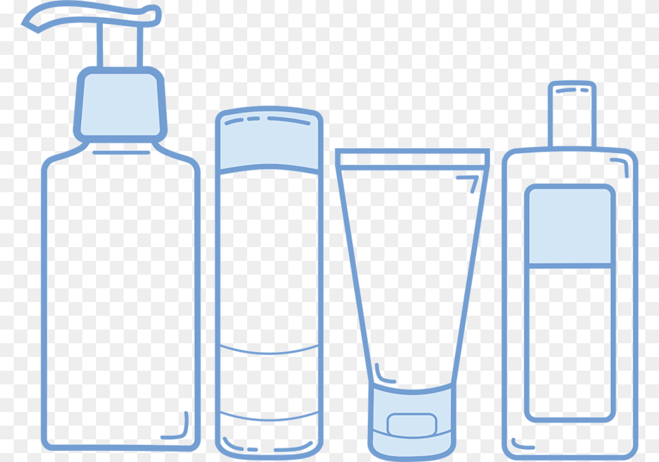 Skin Cream Clipart Jpg Black And White Library Plastic Skin Care Clipart, Bottle, Lotion, Cylinder, Water Bottle Free Transparent Png