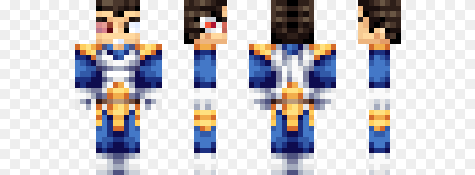 Skin De Minecraft Pe De Vegeta, Person Png