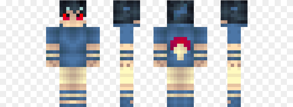 Skin Do Sasuke No Minecraft Free Png