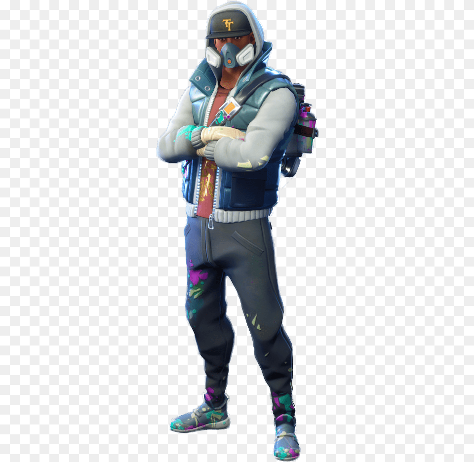 Skin Fortnite Tagueur, Adult, Female, Person, Woman Free Transparent Png