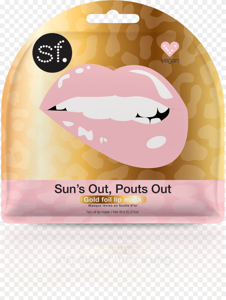 Skin Forum Gold Foil Lip Mask Lips, Clothing, Swimwear, Cosmetics, Disk Png