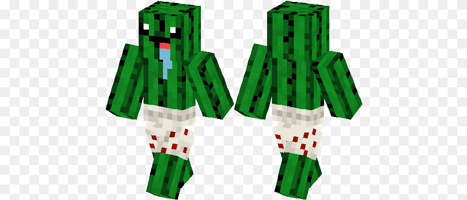 Skin Minecraft Derp, Green, Person Free Png Download