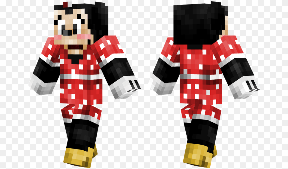 Skin Minecraft Mickey Mouse, Person, Clothing, Shirt, Dynamite Png Image