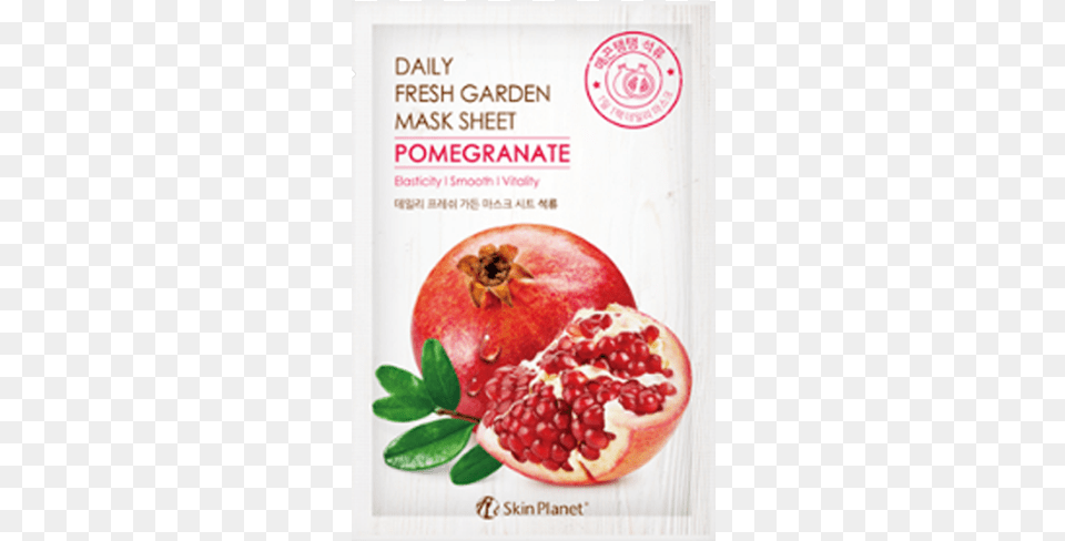 Skin Planet Daily Fresh Garden Mask Skin Planet Daily Fresh Garden Mask Sheet Pomegranate, Food, Fruit, Plant, Produce Free Transparent Png