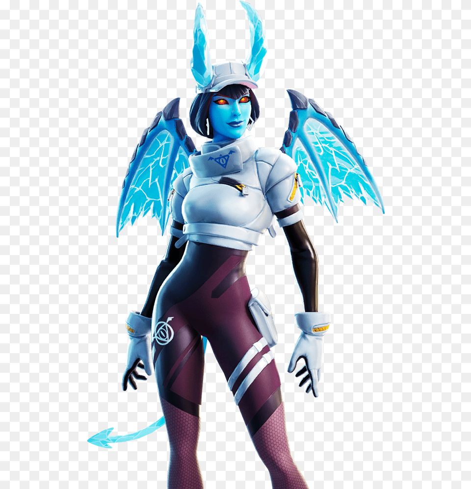 Skin The Ice Queen Shiver Fortnite Skin, Clothing, Costume, Person, Adult Free Png Download