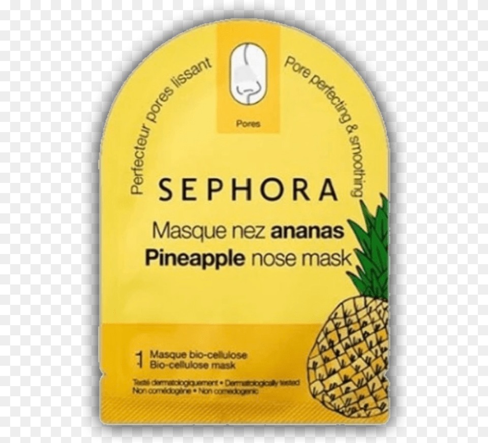 Skincare Yellow Black Green White Fruit Pineapple Sephora, Food, Plant, Produce, Can Free Png Download