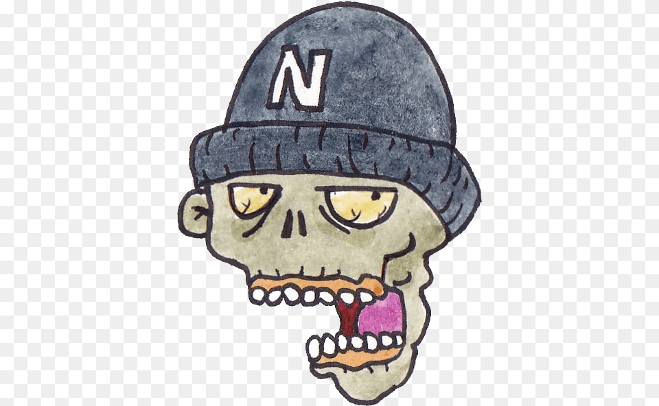 Skinny Pete Zombie Cartoon, Baseball Cap, Cap, Clothing, Hat Free Png