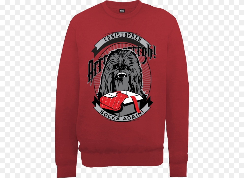 Skip To The End Of The Images Gallery Chewbacca Christmas Jumper, Long Sleeve, Sweatshirt, Clothing, Sweater Free Png Download