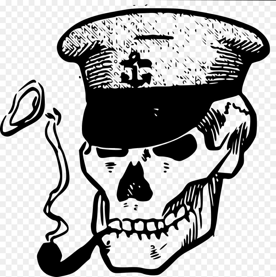 Skipper Skull Clip Arts Thug Life Skull, Gray Free Png Download