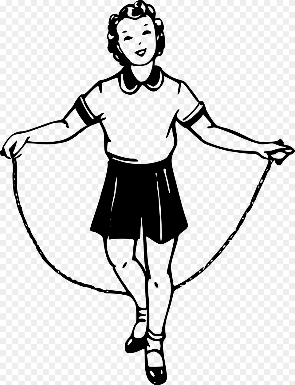 Skipping Rope, Gray Png Image