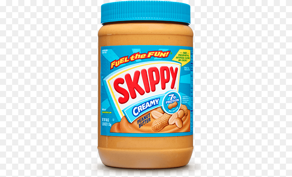 Skippy Creamy 28 Oz, Food, Peanut Butter, Can, Tin Png